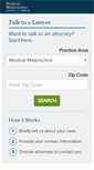 Mobile Screenshot of medicalmalpractice.com